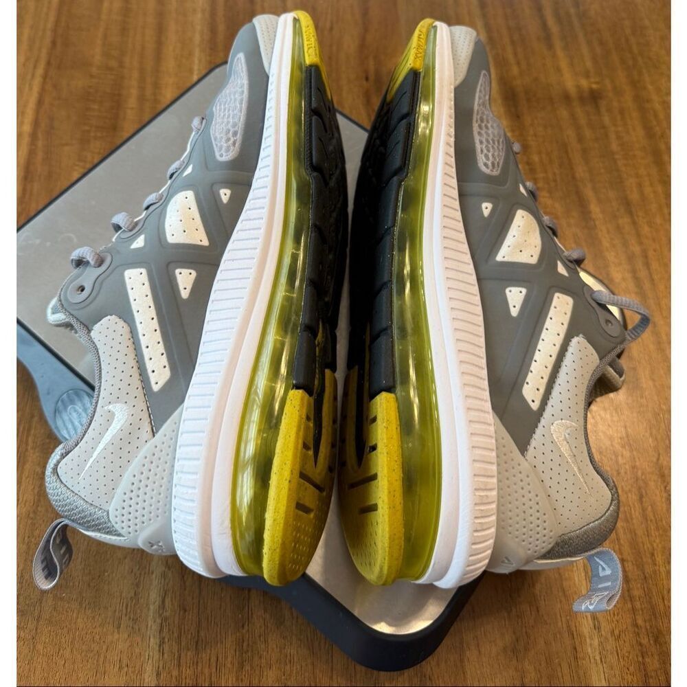 Nike Air Max Genome Size 6.5 Grey Fog High Voltage CW1648-005 Men’s Sneakers EC - Picture 7 of 8